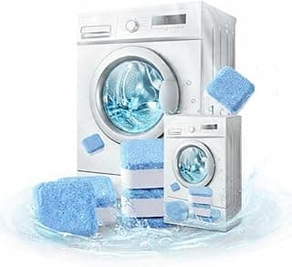 Kit 12 pastilhas limpeza máquina lavar roupas e lava louças