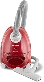 Aspirador de pó Britânia Bas1430 vermelho, 1250W, em fundo branco.