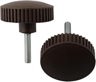 Par de parafusos de fixação de dossel de plástico preto para cadeiras de balanço de jardim