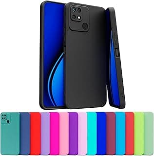 Capa Celular Case Compatível Xiaomi REDMI 10C Silicone Aveludada Com Proteção De Câmera (ROXO)