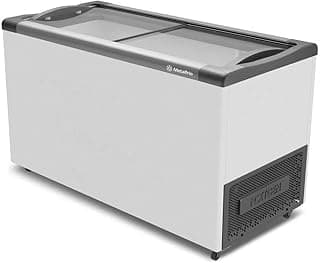 Freezer Horizontal Metalfrio NF40 Porta de Vidro 399L Branco 127V