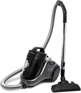 Aspirador de pó Electrolux Easybox 1600W preto e cinza em fundo branco