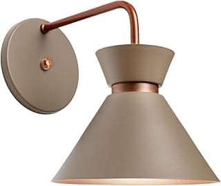 Arandela de parede Fendi Berlin 15cm cobre com design cônico