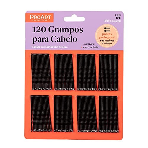 Proart - Grampos Cabelo Gc03B Preto N5 C/120