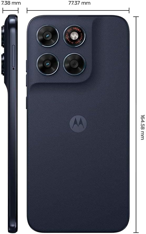 Smartphone Motorola Moto G Max 5G - 256GB 24GB (8GB RAM + 16GB RAM Boost), câmera 200MP, OIS, Tela 1.5K extreme AMOLED 120hz, IP68 e IP69 - Grafite