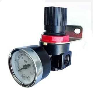 Regulador de pressão para compressor com manômetro 1/4 Ar-2000 ROTTA cod 4003