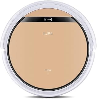 ILIFE V5s Pro Robot Aspirador com tanque de água transparente e marca ILIFE