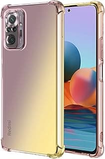 Capa protetora rosa e dourada para Redmi Note 10 Pro (4G)/Redmi Note 10 Pro Max M2101K6G