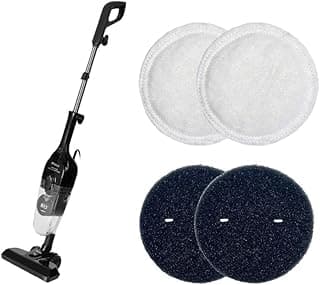 Kit 2 Filtros para Aspirador Vertical Philco CicloneForce PAS1600P com filtros brancos e pretos
