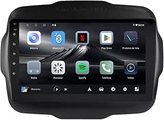 Central Multimídia Renegade PCD e Standard Sem Radio Original Adak G2 Tela de 9" QLED 2GB de RAM 64GB Android Auto e Carplay + Câmera de ré - PLAY-2964/G2