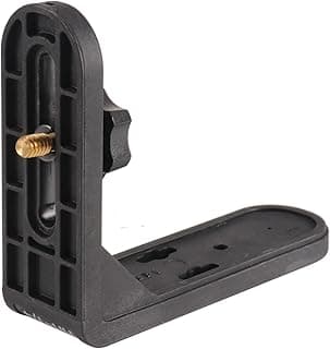 Suporte magnético em forma de L preto para nivelamento de laser