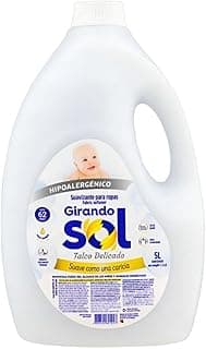 Amaciante 5L Hipoalergênico Girando Sol – Ideal para Peles Sensíveis e Roupas de Bebê