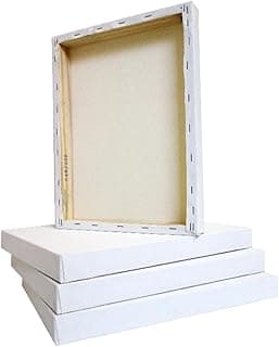 Telas brancas para pintura em posição vertical, fundo branco