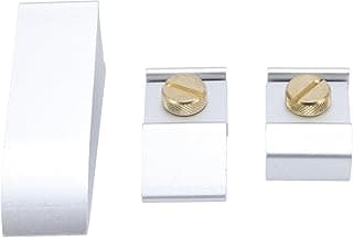 Conjunto de clipes de lixamento com alavancas de ajuste em ouro e prata