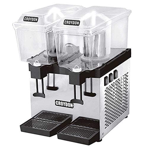 Refresqueira Slim Dupla Pá RSDP Croydon prata com detalhes pretos