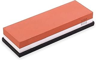 Pedra de Afiar Dupla Face, Grãos 3000/8000, 180 x 60 x 30mm, com Base Antiderrapante