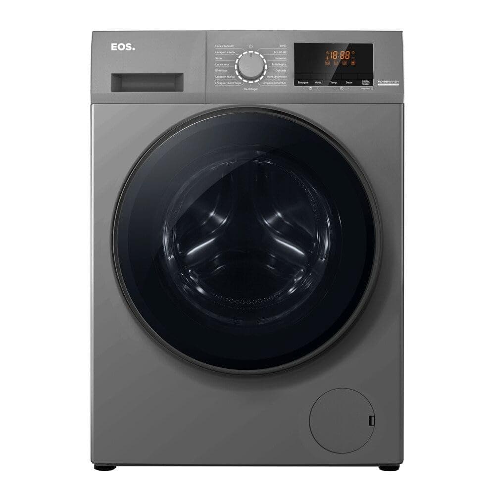 Lava e Seca EOS Power Wash Titanium ELR2107LST Seca Edredom 10,1kg 220V