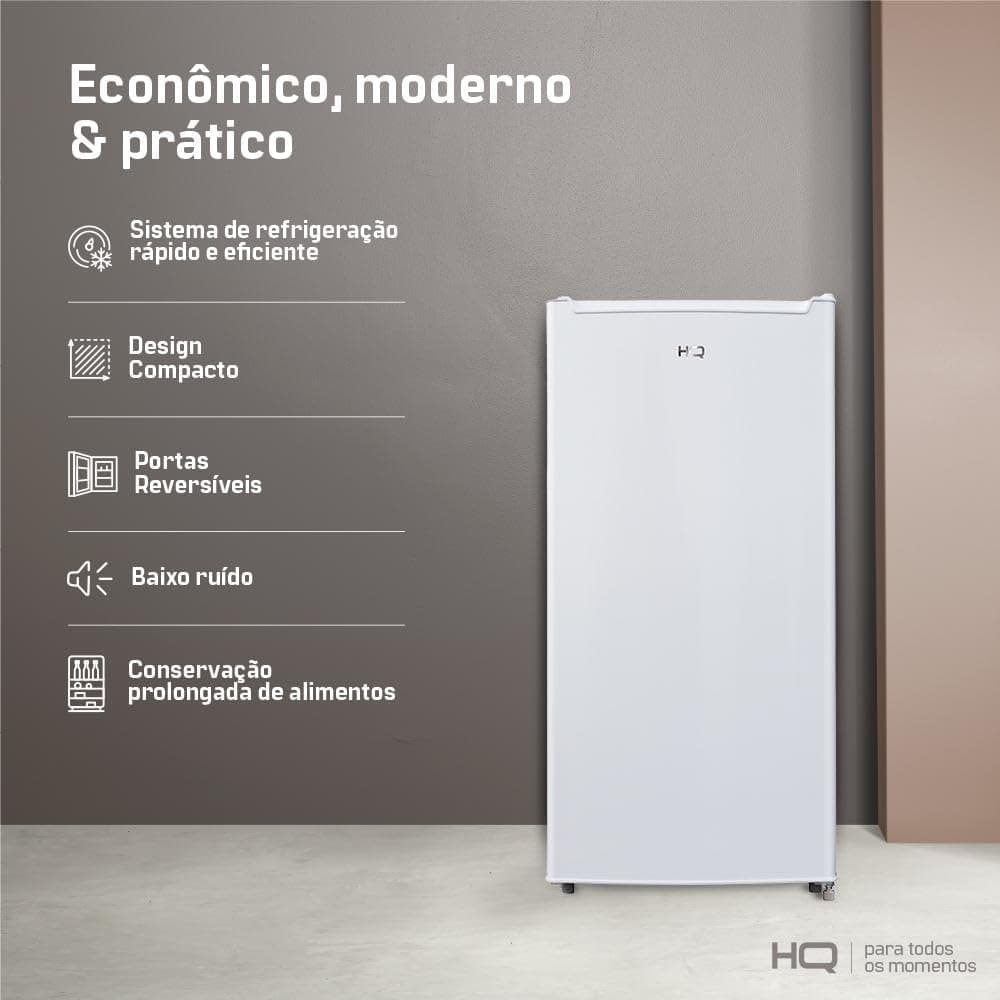 Freezer e Conservador Vertical HQ 146 Litros Branco HQ-146FV 127V