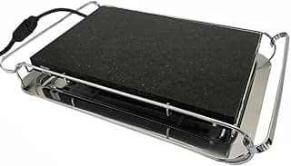 Grill Elétrico Grelha De Pedra Granito Ônix Chapa Elétrica Stone Grill 127 volts