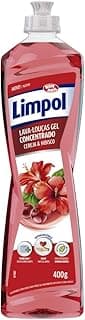 Detergente Concentrado Liquido Cereja Hibisco Limpol Bombril 400G