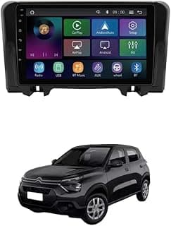 Central Multimídia MP5 C3 2022 Em diante Sem Rádio Original Tela 9p Carplay e Android Auto Sem Fio