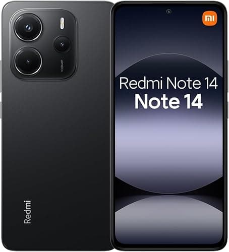 Smartphone Xiaomi Redmi Note 14 4G Midnight Black 8GB RAM 256GB ROM