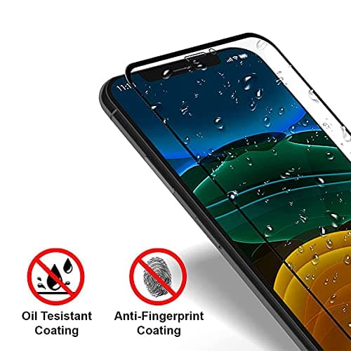 Película de vidro para smartphone com revestimento anti-óleo e anti-impressão digital.