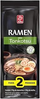 Kit Macarrão Missô p/2 pessoas Ramen + Caldo Pronto, 270g - Alfa