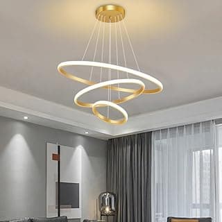 Luminaria de Teto Led, 3 Cores Plafon Luz de Led Sobrepor, Lustre Para Sala Branco Quente e Frio Banheiro Quarto Escritório 127-220V (Americano)