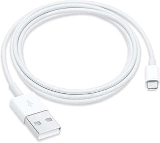 Cabo USB a para USB C Linha Carro Substituição 1,5 m Branco Compatível Iphone 15 e Ipad