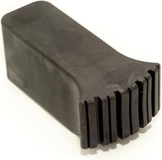 Kit 6 Un Pé Sapata Borracha Escada Articulada Multifuncional Preto 63mmx22mm 6 frisos