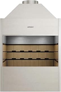 Churrasqueira Inox Escovado Antonow - Pré-fabricada - Aera 67 - Suspensa