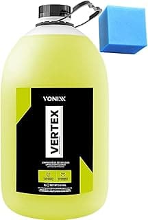 Limpador automotivo Vertex Vonixx 5L com pano azul de limpeza