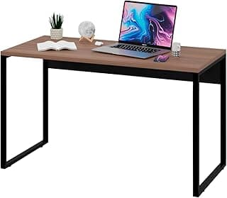 Mesa Para Escritório Escrivaninha Estilo Industrial 1,35m Com Gaveteiro (Nogal)