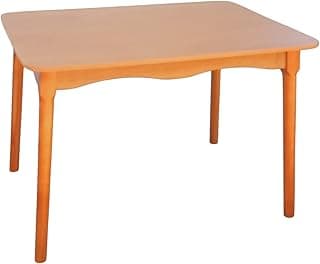 Mesa de Jantar Colonial Brisa Retangular Rústica Cor Mel 110x80cm