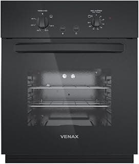 Forno Embutir Gás 50L Totale Nero GIII - Venax - Preto Fosco - 220V