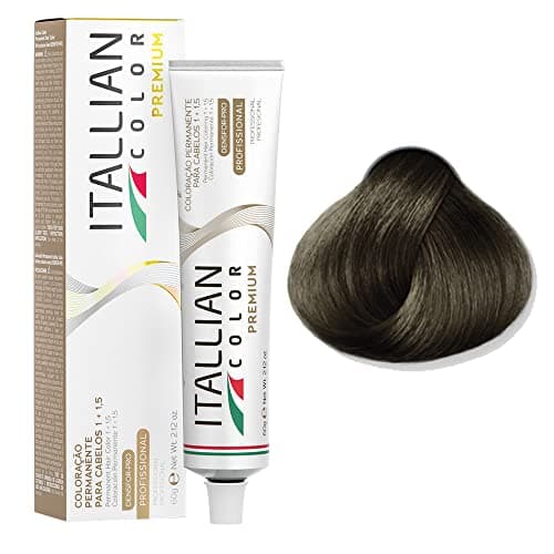 Itallian Hairtech - Color Ic Premium Loiro Escuro Cinza 6.1 60G 2022