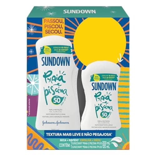 Protetor Solar Sundown FPS 50, 200ml +120ml