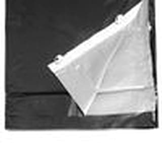 Cortina blackout preta 280cm x 280cm, 100% PVC, bloqueio de luz