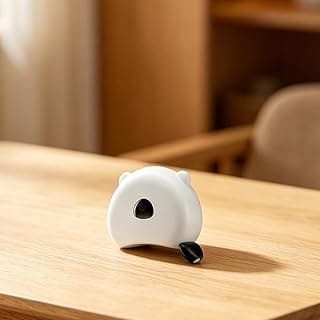 Fita métrica retrátil portátil com fecho magnético e botão de reposição automática para rastreamento de alfaiate e corpo (branco)