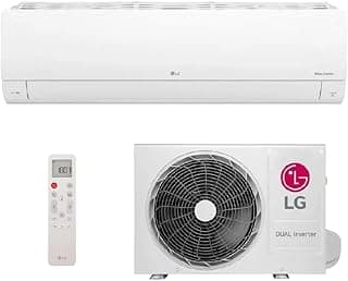 Ar Condicionado Split LG Dual Voice AI Inverter 12.000 Btus branco com controle remoto