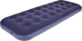 Colchão Inflável Solteiro - Colchão de Ar para Camping, Casa e Visitas - 186x76x22cm - Estrutura Honeycomb Reforçada