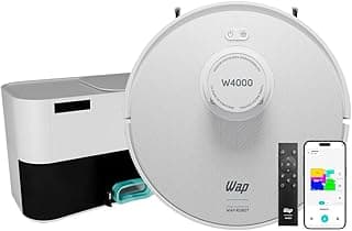 Robô aspirador de pó WAP W4000 com base autolimpante e controle remoto
