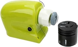Amoladora elétrica portátil verde claro para facas e tesouras