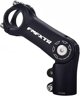Haste de bicicleta ajustável FMFXTR 0 a 90 graus, preta, para mountain bike, road bike e BMX