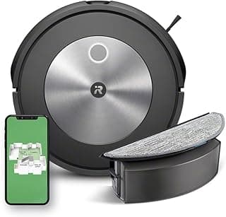 Robô aspirador Roomba Combo J5 da iRobot, 2 em 1, aspira e passa pano