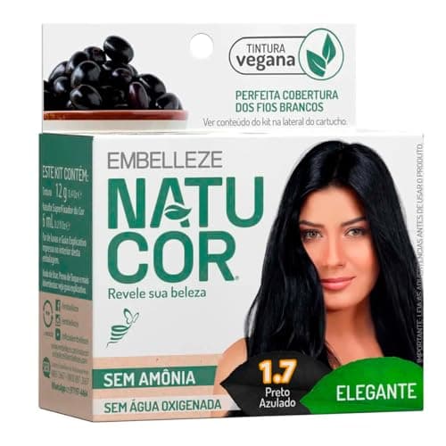 natucor Tintura Natucor 1.7 Preto Azulado 12G