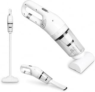 Aspirador de Pó Portátil Sem Fio Recarregável | 120W 5500Pa Sucção Forte Seco e Úmido | Automotivo e Casa | Remove Pelos de Pet e Farelos | Silencioso com 7 Acessórios e Filtro HEPA Lavável