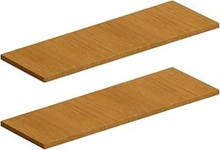 2 Prateleiras Mdf 30x100cm para Sala Sem Suporte 18mm