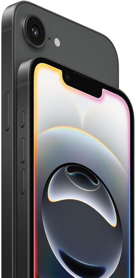 Apple iPhone 16e, 512GB, Black - Unlocked (Renewed)
